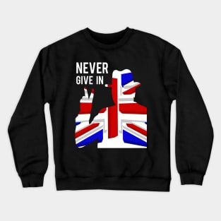 Churchill Never Give In 1 Crewneck Sweatshirt